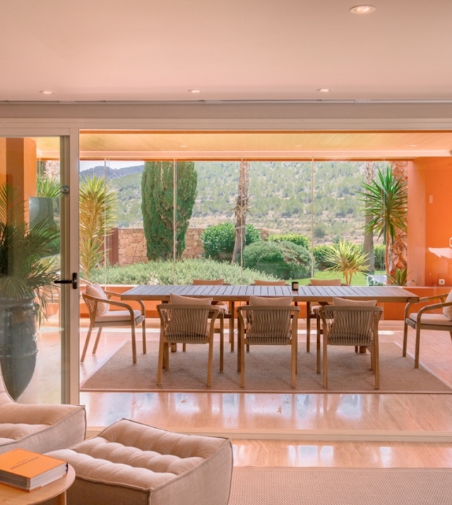Resa Estates Ibiza apartment Ibiza sale verkoop Roca llisa living room and terrace.JPG